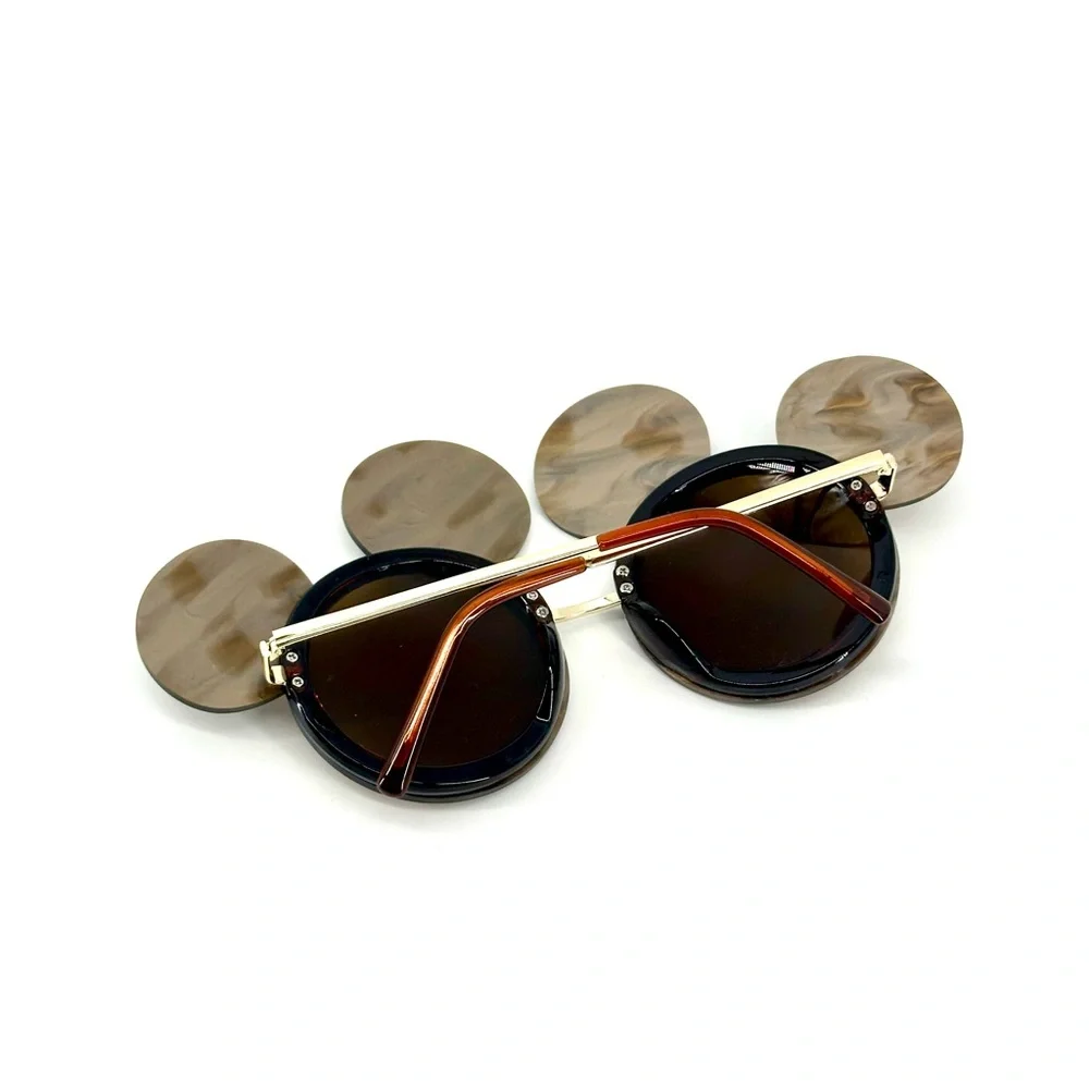 Disney Marbled Brown Mickey Mouse Sunglasses - Picture 3 of 4